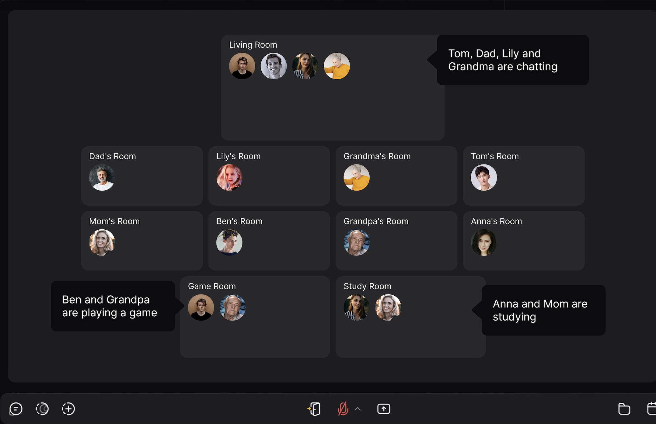 Interactive map view